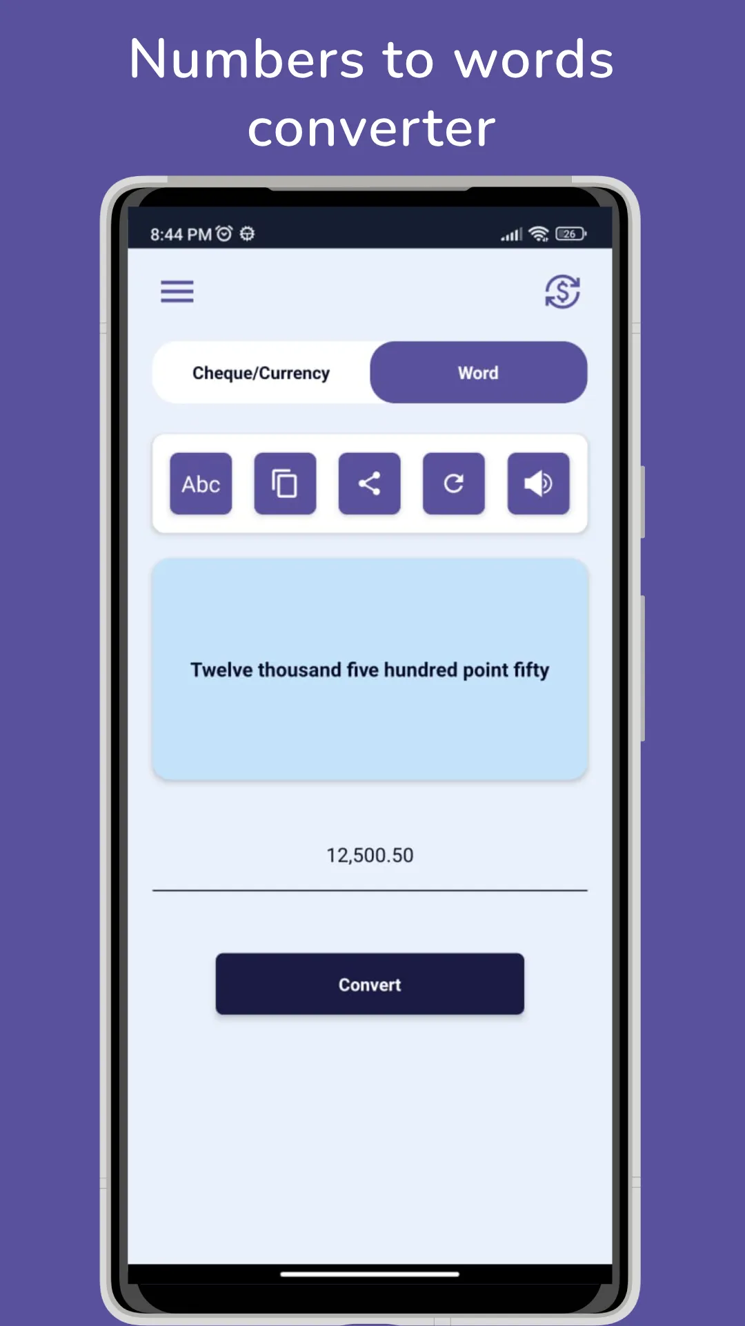 Number to Words Converter | Indus Appstore | Screenshot