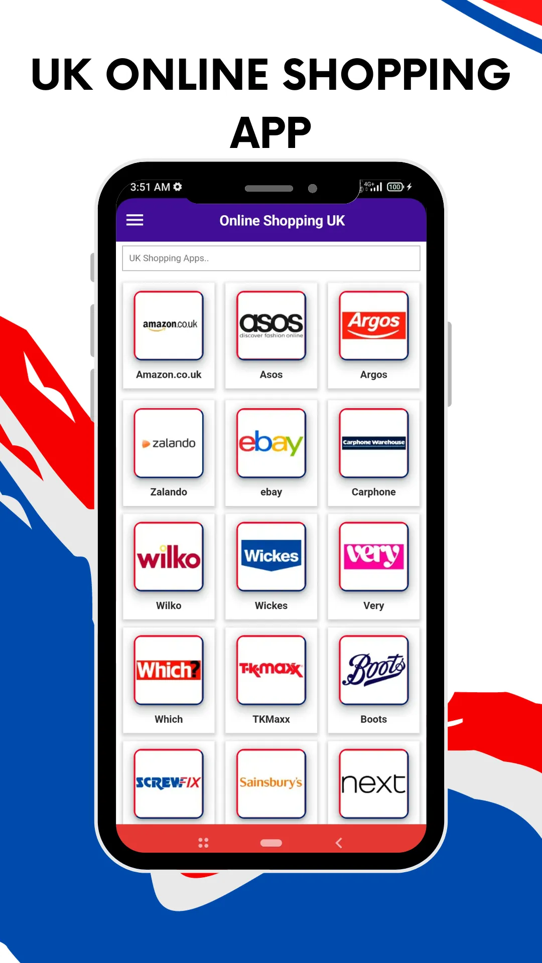 UK Online Shopping Shops | Indus Appstore | Screenshot