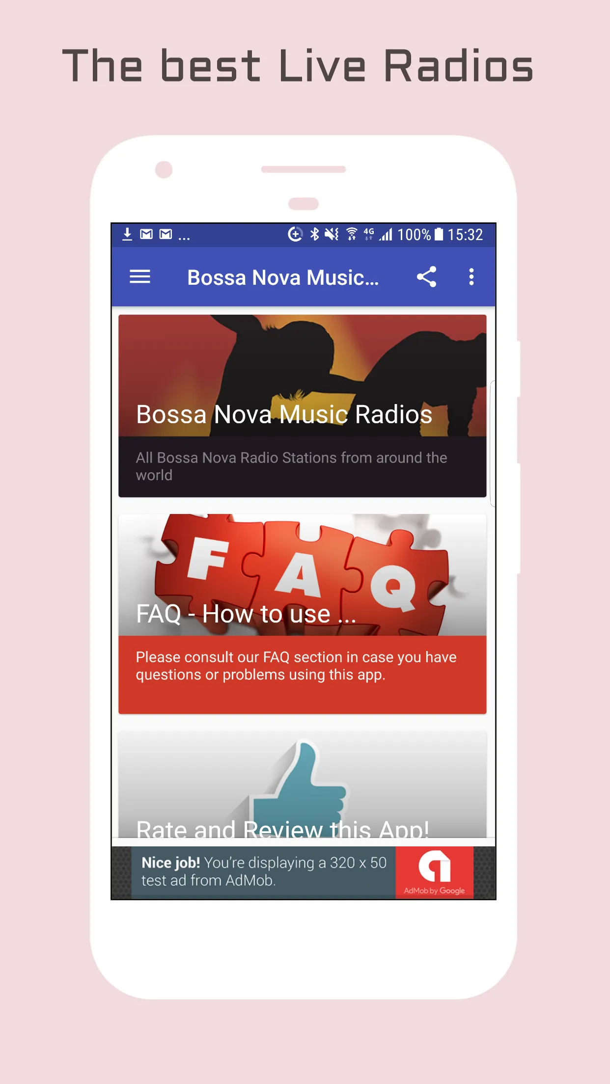 Bossa Nova Music Radio | Indus Appstore | Screenshot