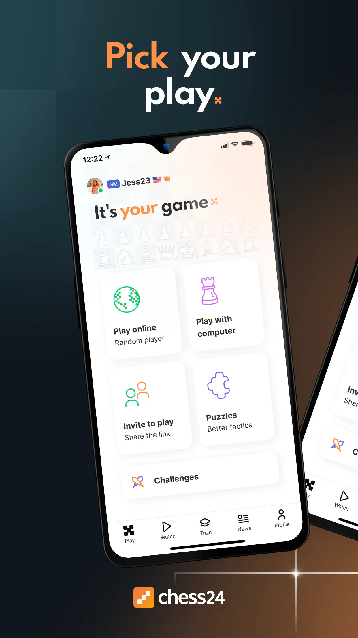 chess24 > Play, Train & Watch | Indus Appstore | Screenshot