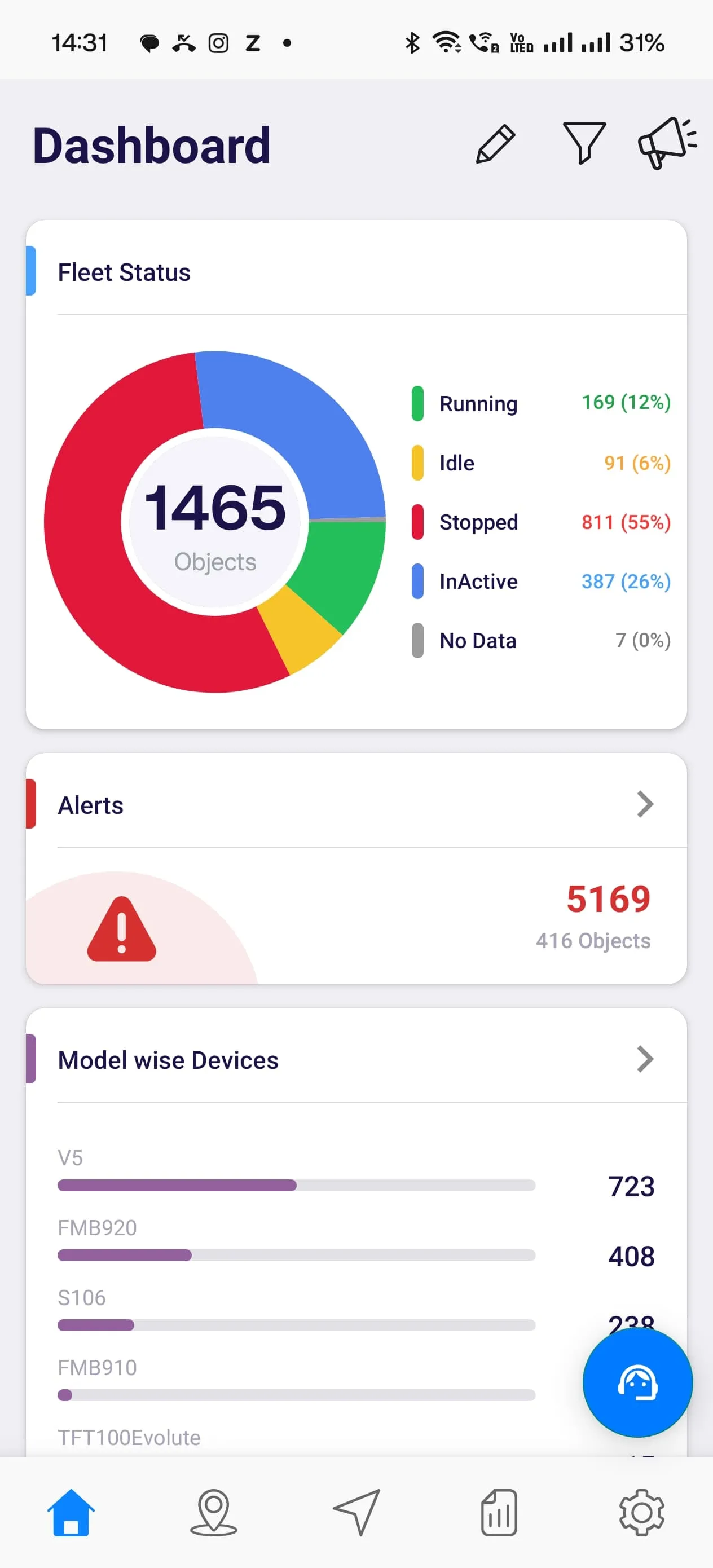 OpsPod Fleet Connect | Indus Appstore | Screenshot