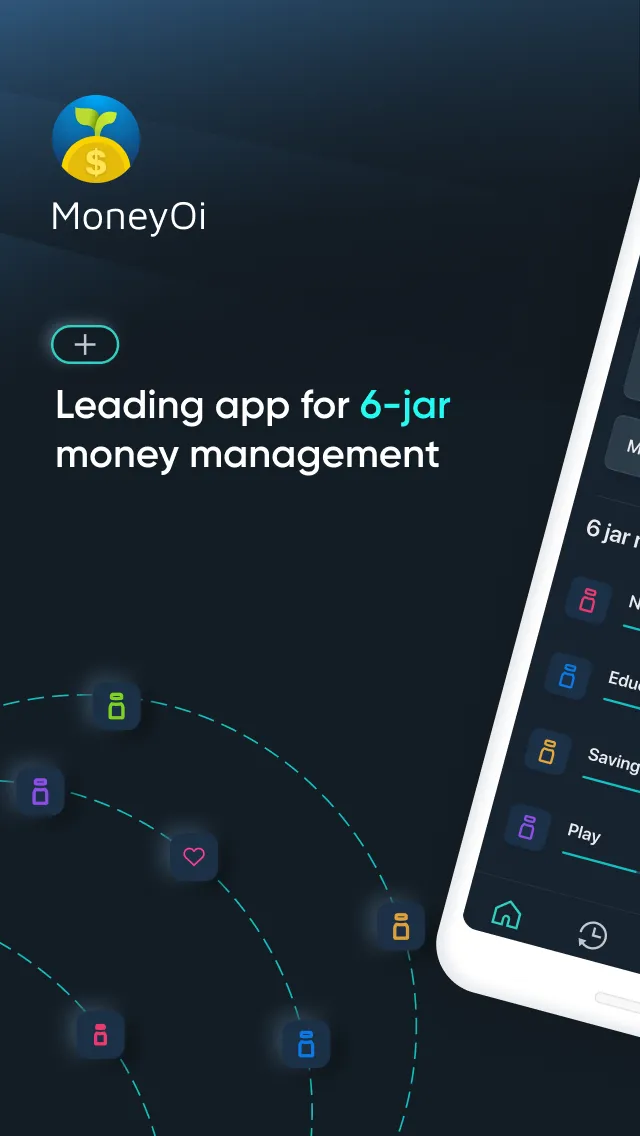 MoneyOi - 6 jar money method | Indus Appstore | Screenshot