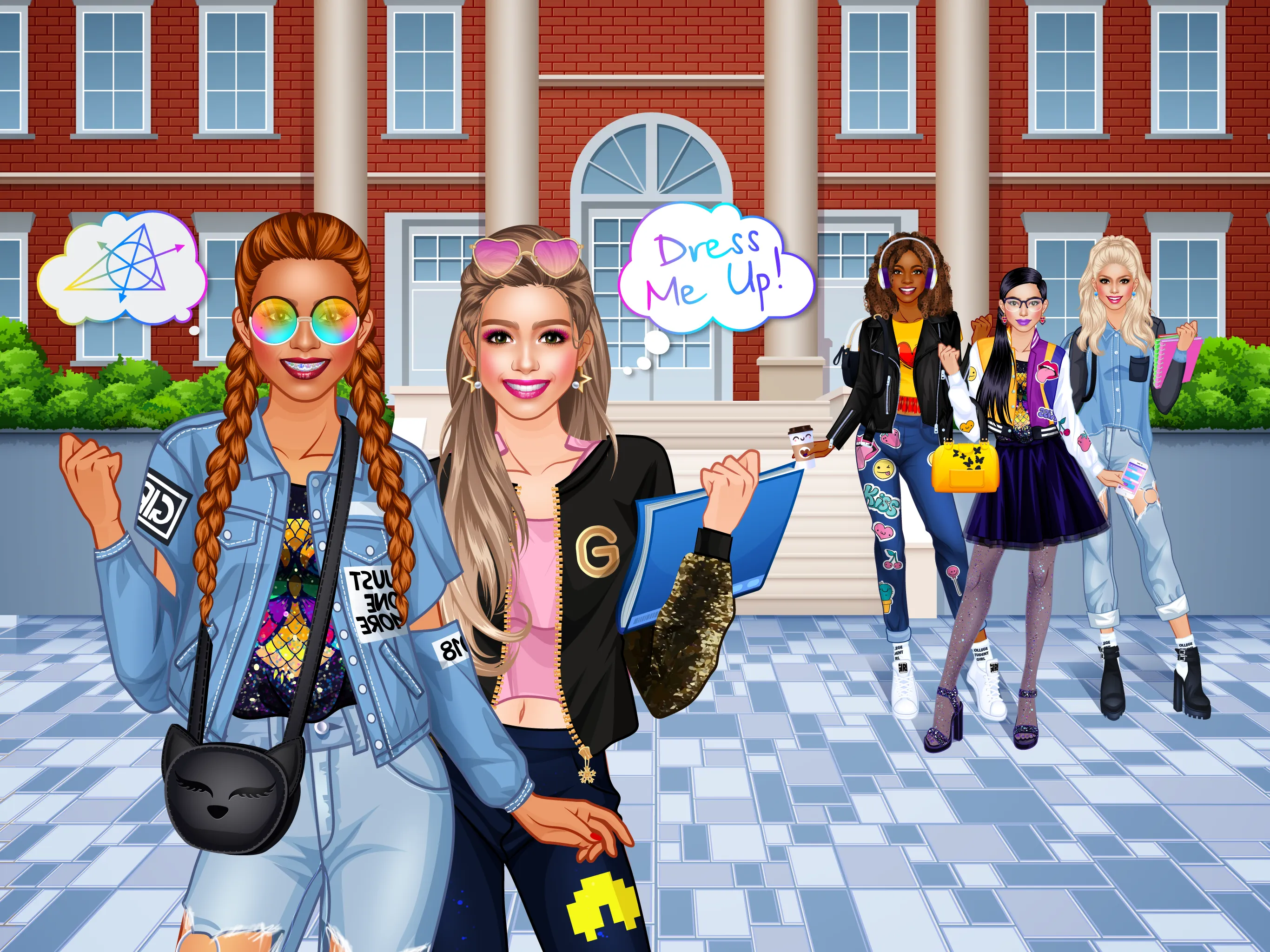 College Student Girl Dress Up | Indus Appstore | Screenshot