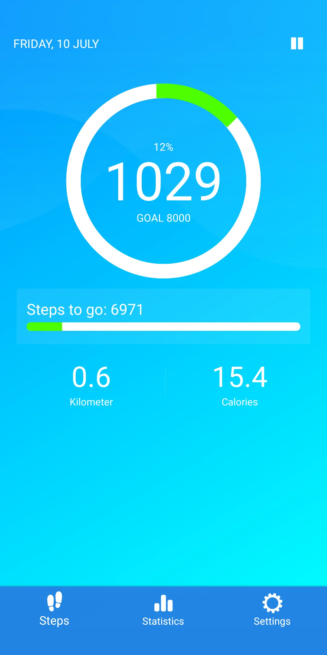 Pedometer - steps counter | Indus Appstore | Screenshot