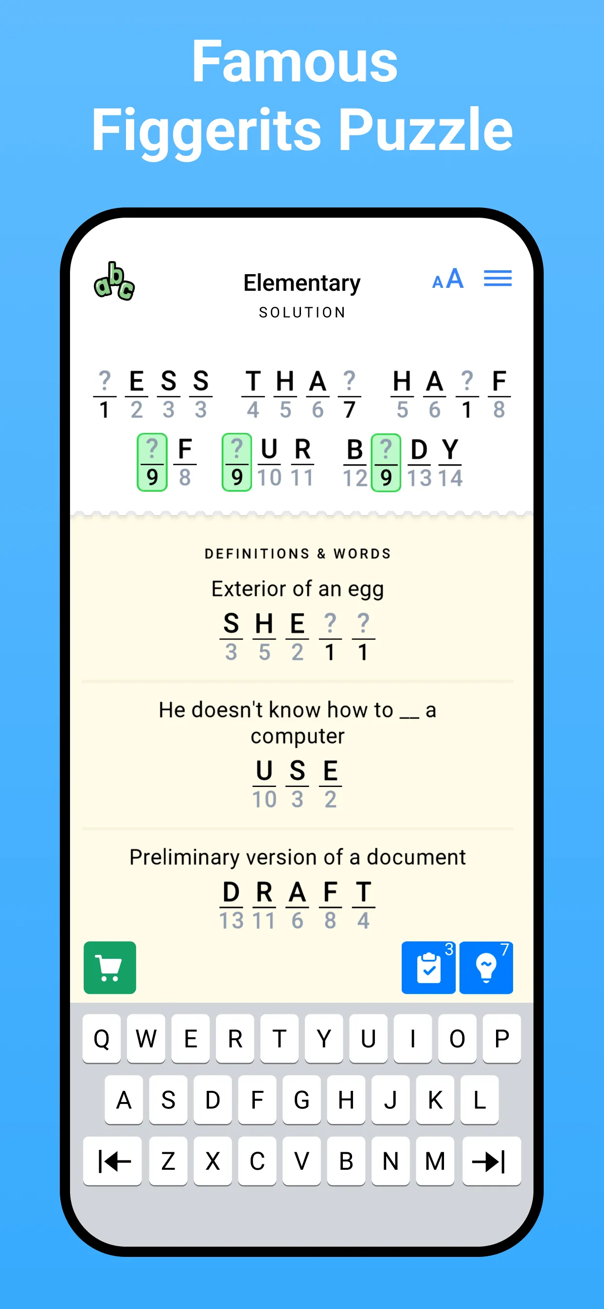 Figgerits - Word Puzzle Game | Indus Appstore | Screenshot