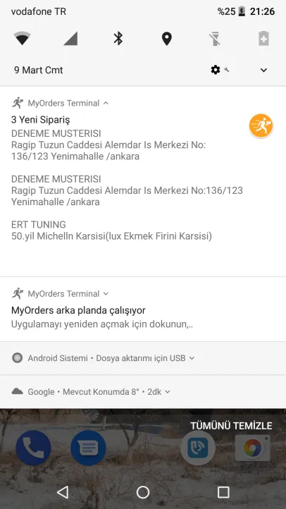 MyOrders Android Terminal | Indus Appstore | Screenshot