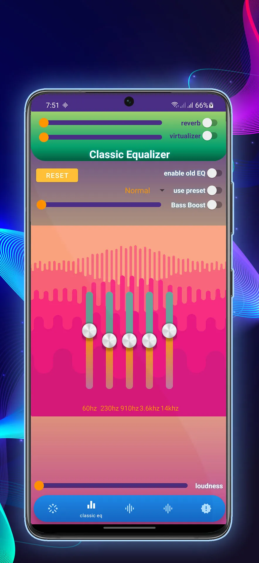 B - Equalizer AutoEQ Audio SFX | Indus Appstore | Screenshot