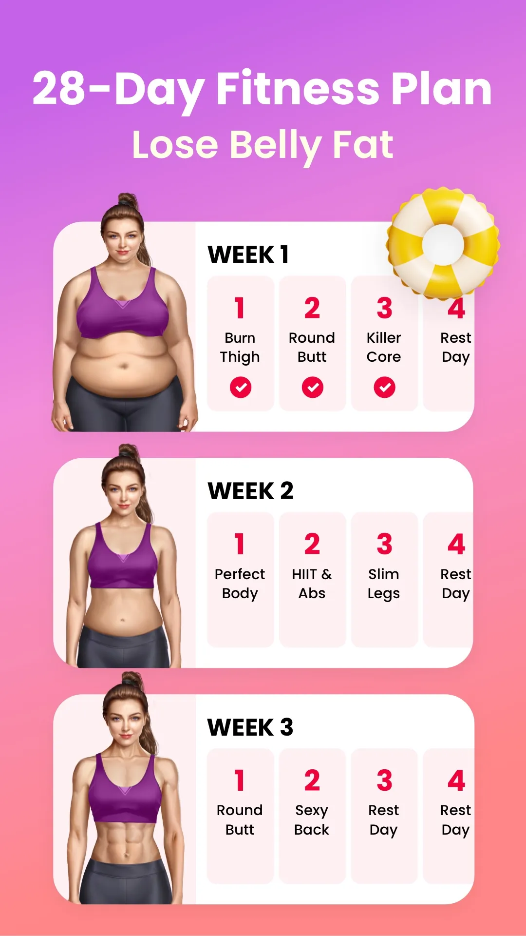 JustFit - Lazy Workout | Indus Appstore | Screenshot