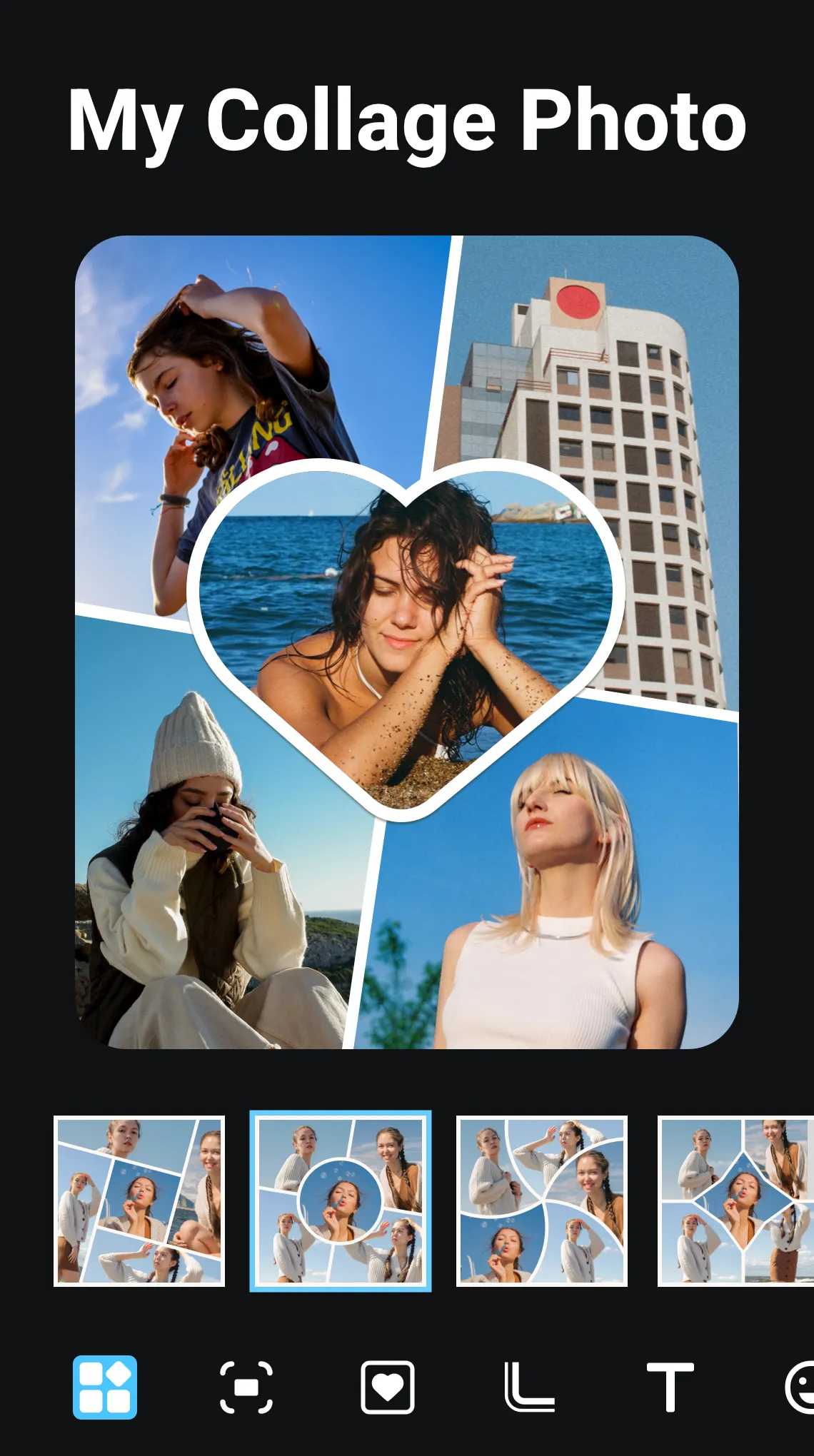 Pic collage Maker - Foto Grid | Indus Appstore | Screenshot