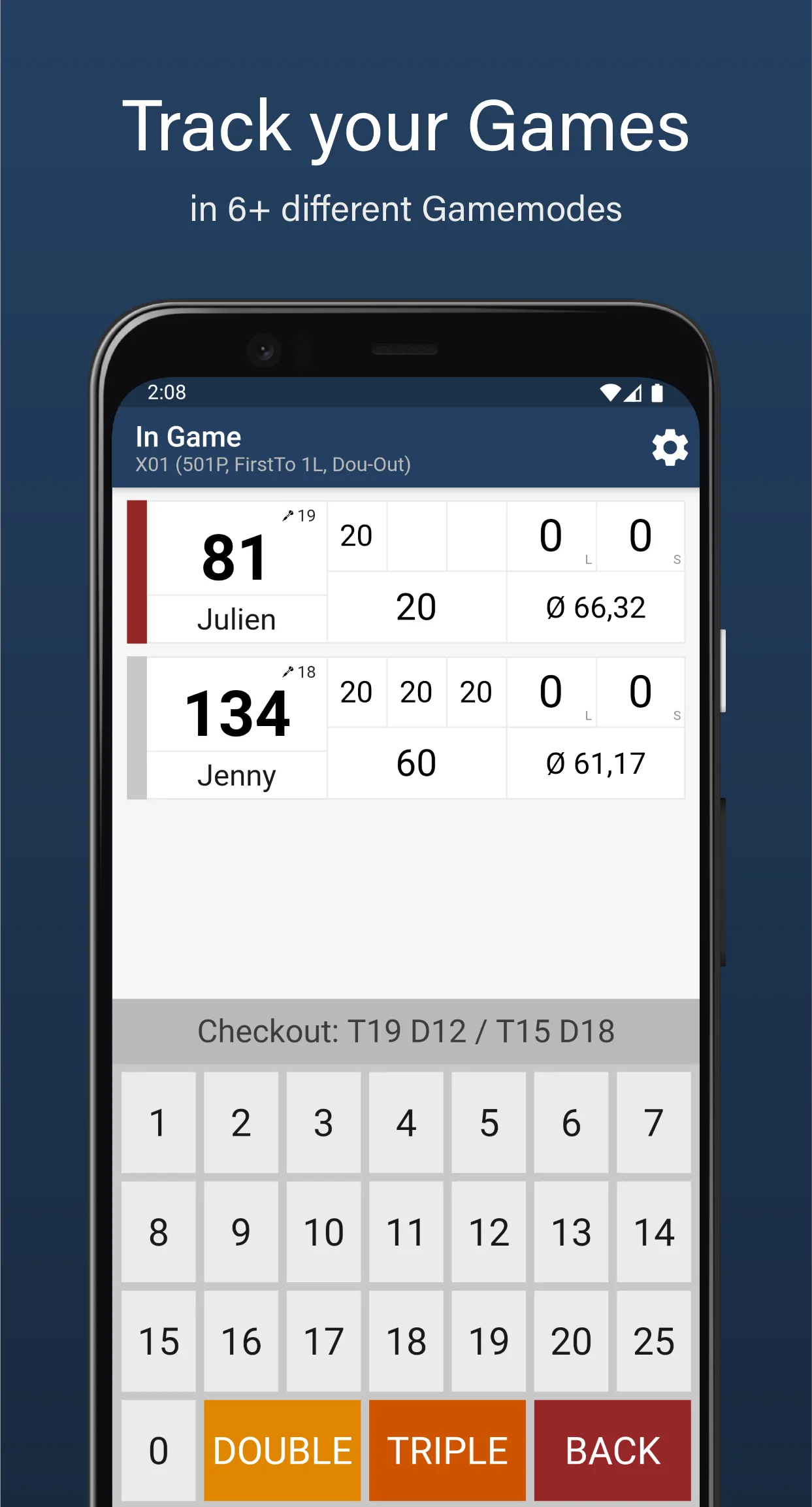 Pro Darts Counter | Indus Appstore | Screenshot