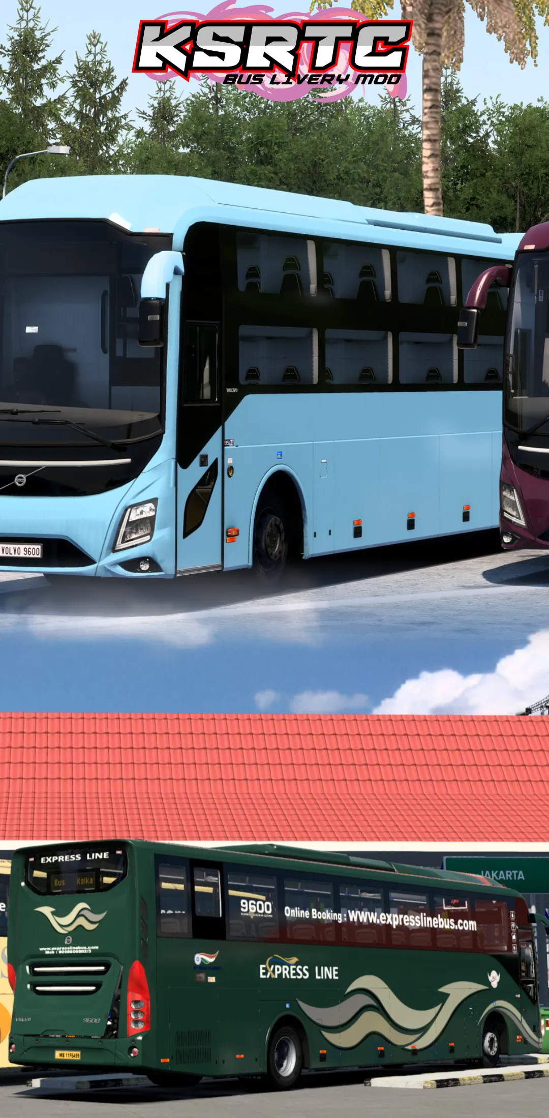 Ksrtc Bus Livery Mod | Indus Appstore | Screenshot