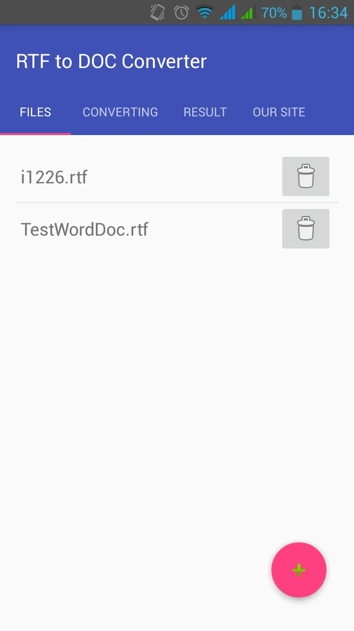 RTF to DOC Converter | Indus Appstore | Screenshot