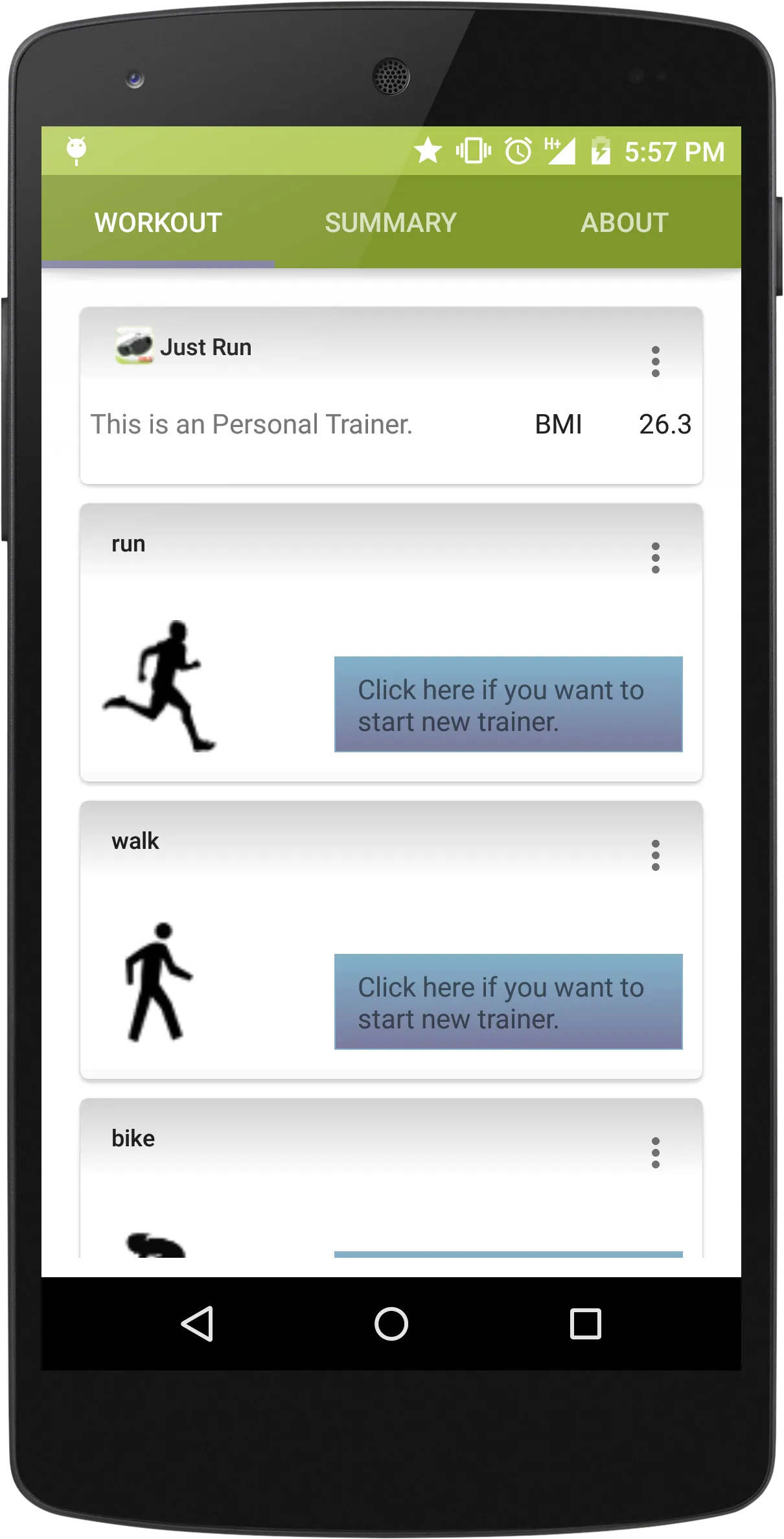 Trainer Run, walk & bike | Indus Appstore | Screenshot