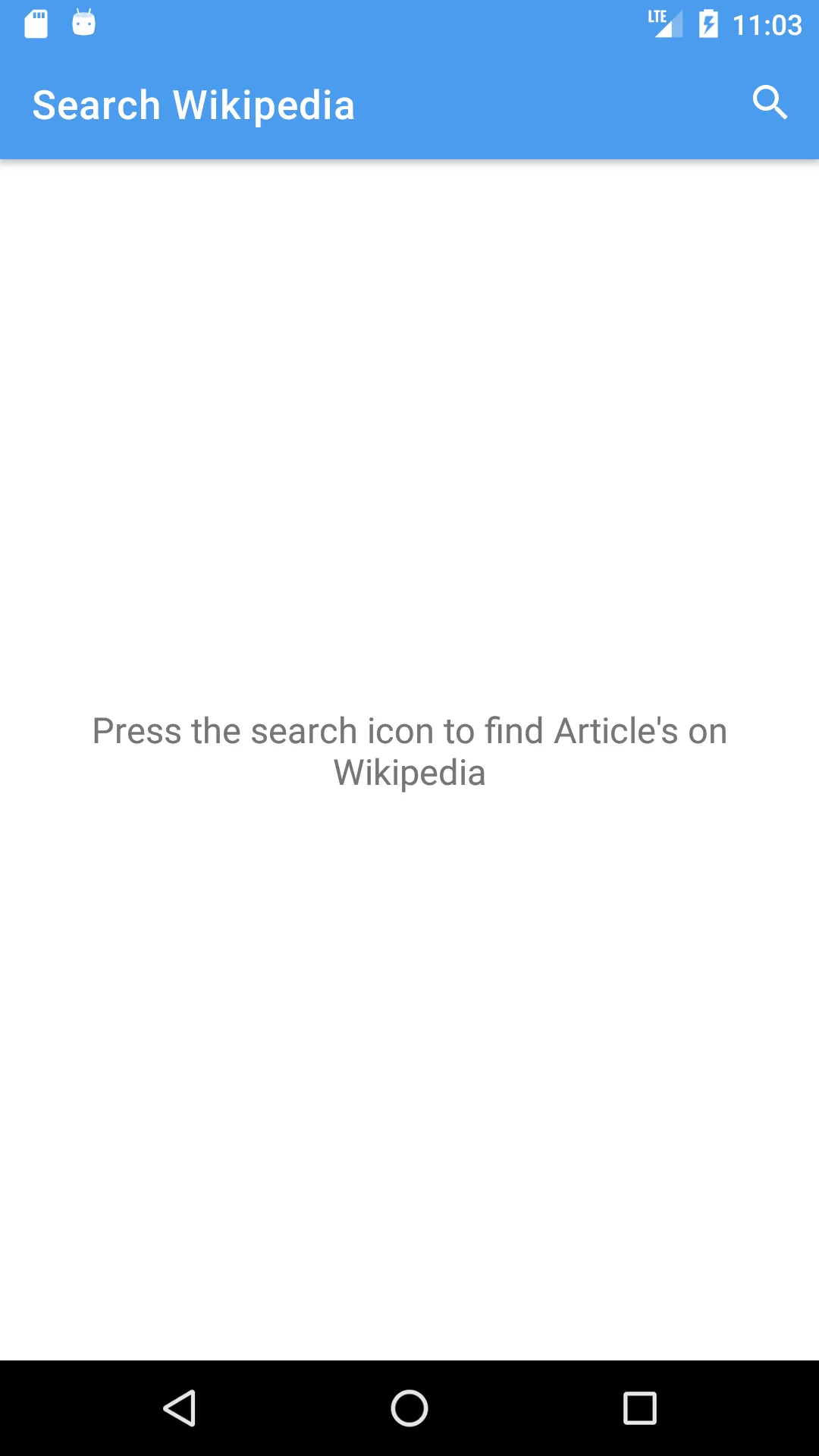 Search Wikipedia | Indus Appstore | Screenshot