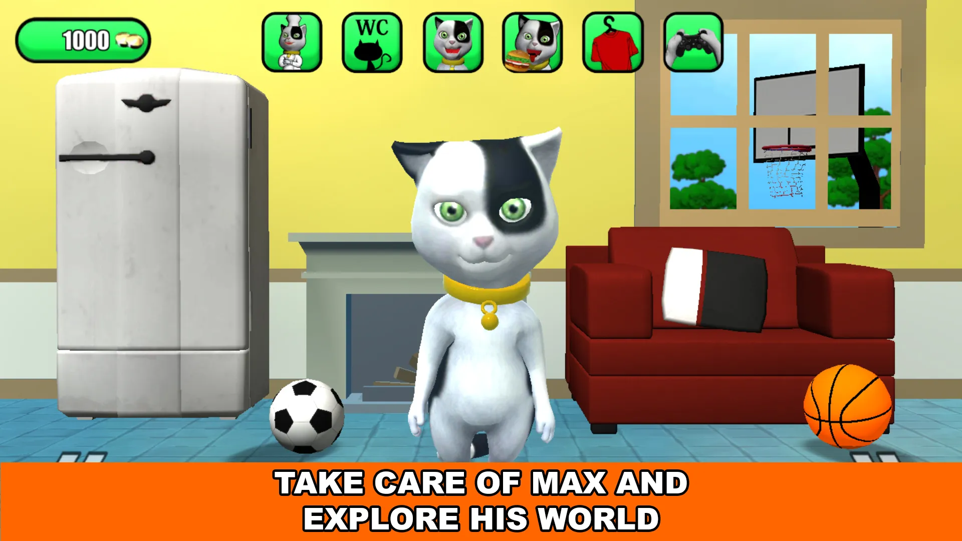 Talking Baby Cat Max Pet Games | Indus Appstore | Screenshot