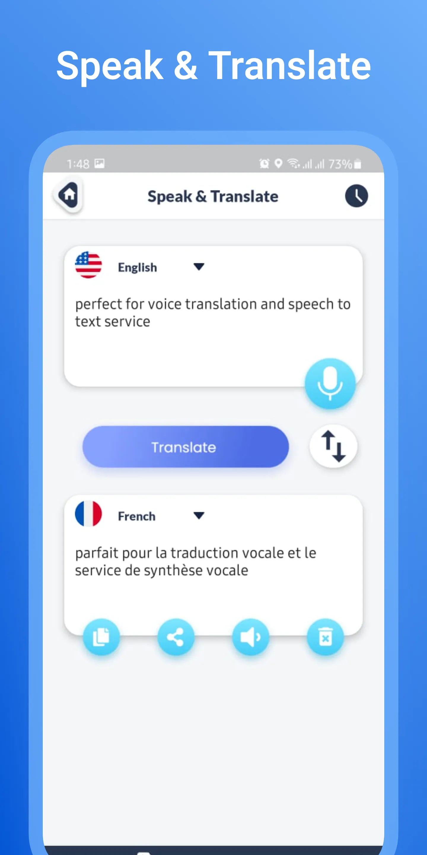 Voice Translator All Languages | Indus Appstore | Screenshot