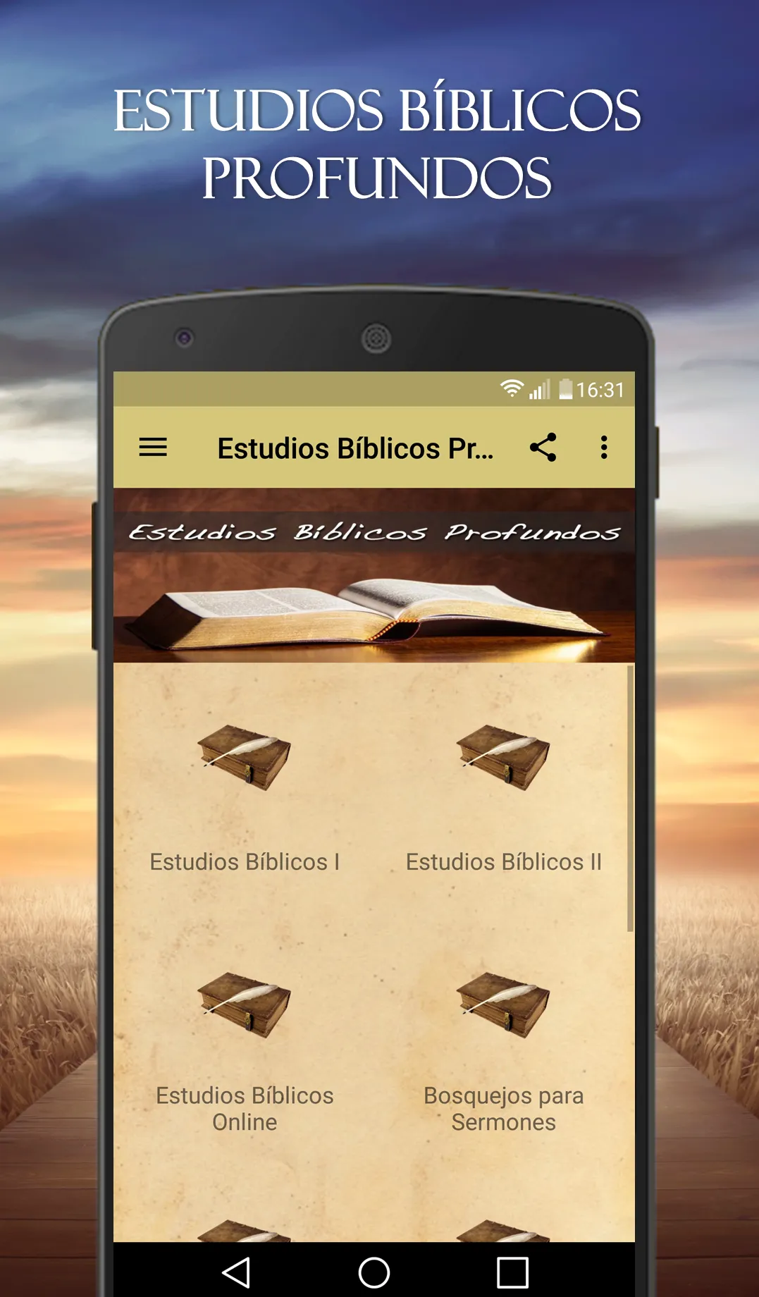 Estudios Bíblicos Profundos | Indus Appstore | Screenshot