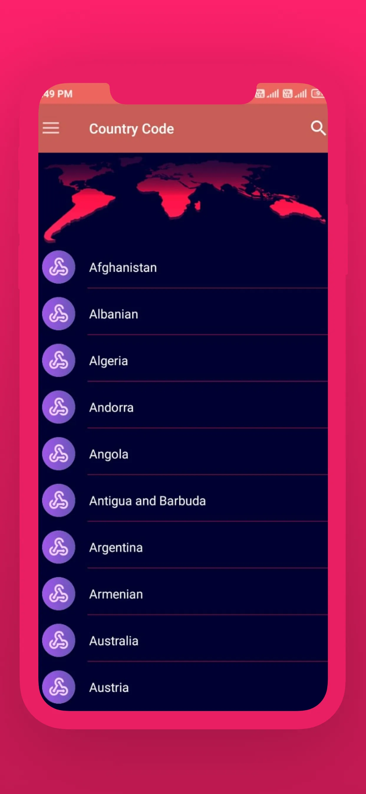 country capitals and currency | Indus Appstore | Screenshot