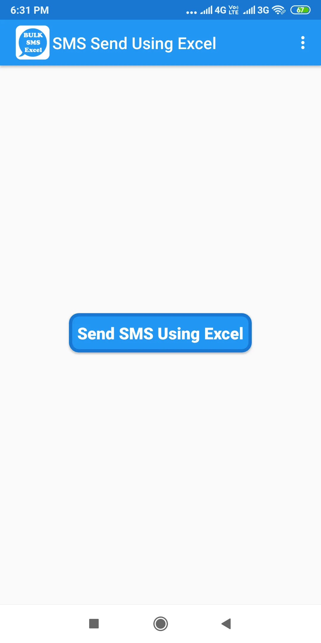 Bulk SMS Send Using Excel | Indus Appstore | Screenshot