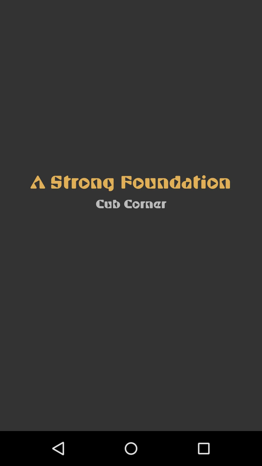 A Strong Foundation | Indus Appstore | Screenshot