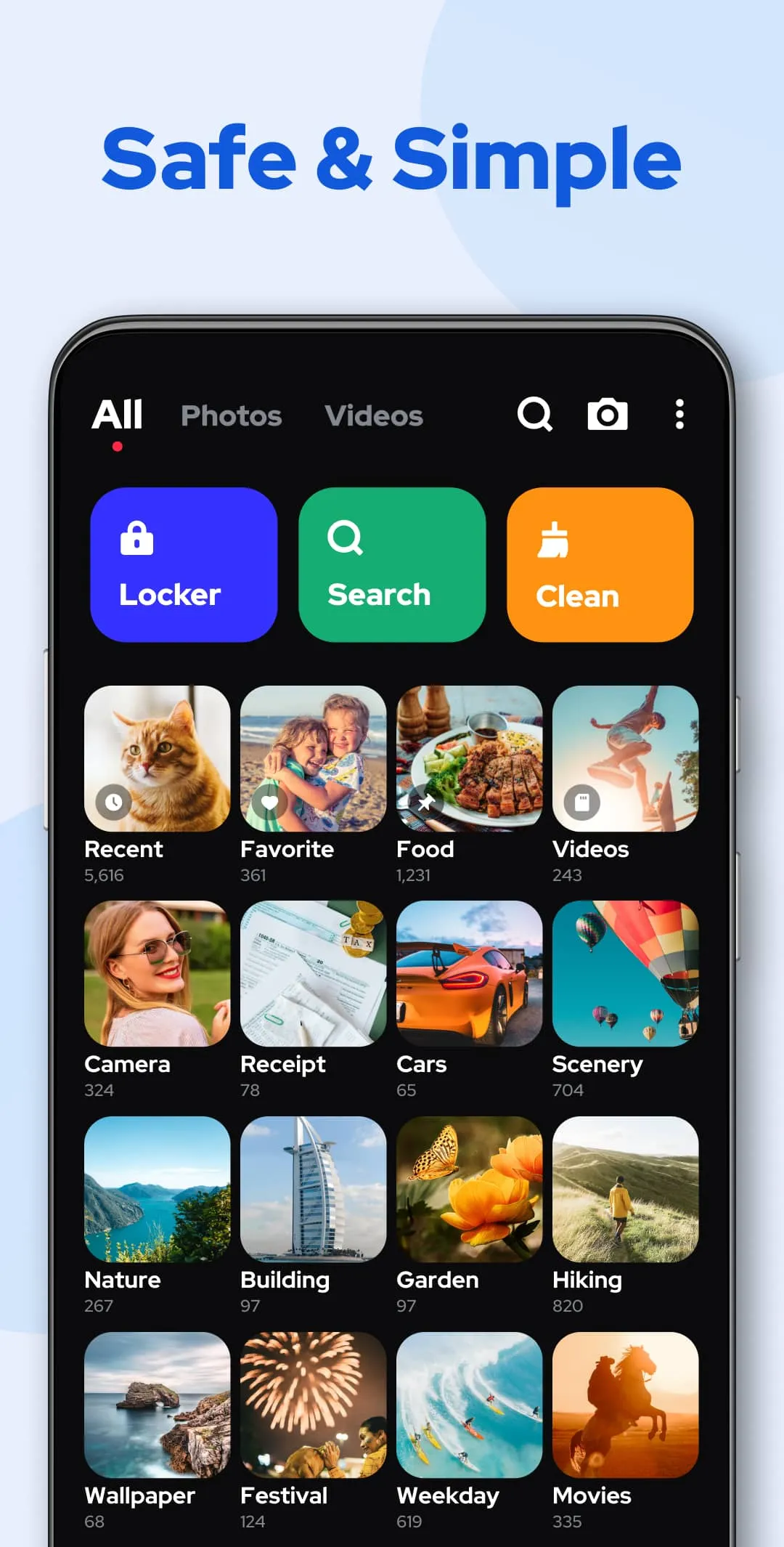 Galleryit - Photo Vault, Album | Indus Appstore | Screenshot