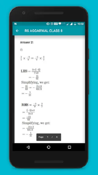 RS Aggarwal Maths Class 10 | Indus Appstore | Screenshot