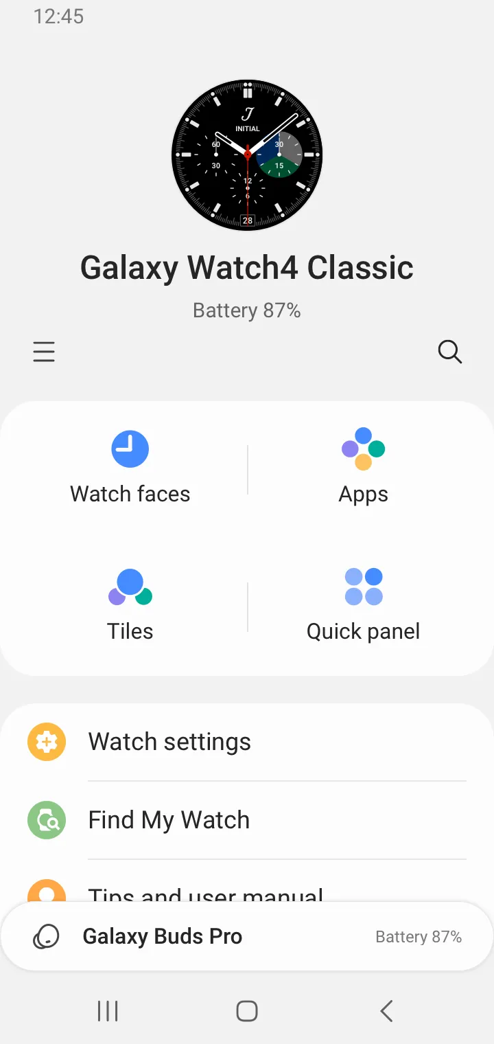 Galaxy Wearable (Samsung Gear) | Indus Appstore | Screenshot