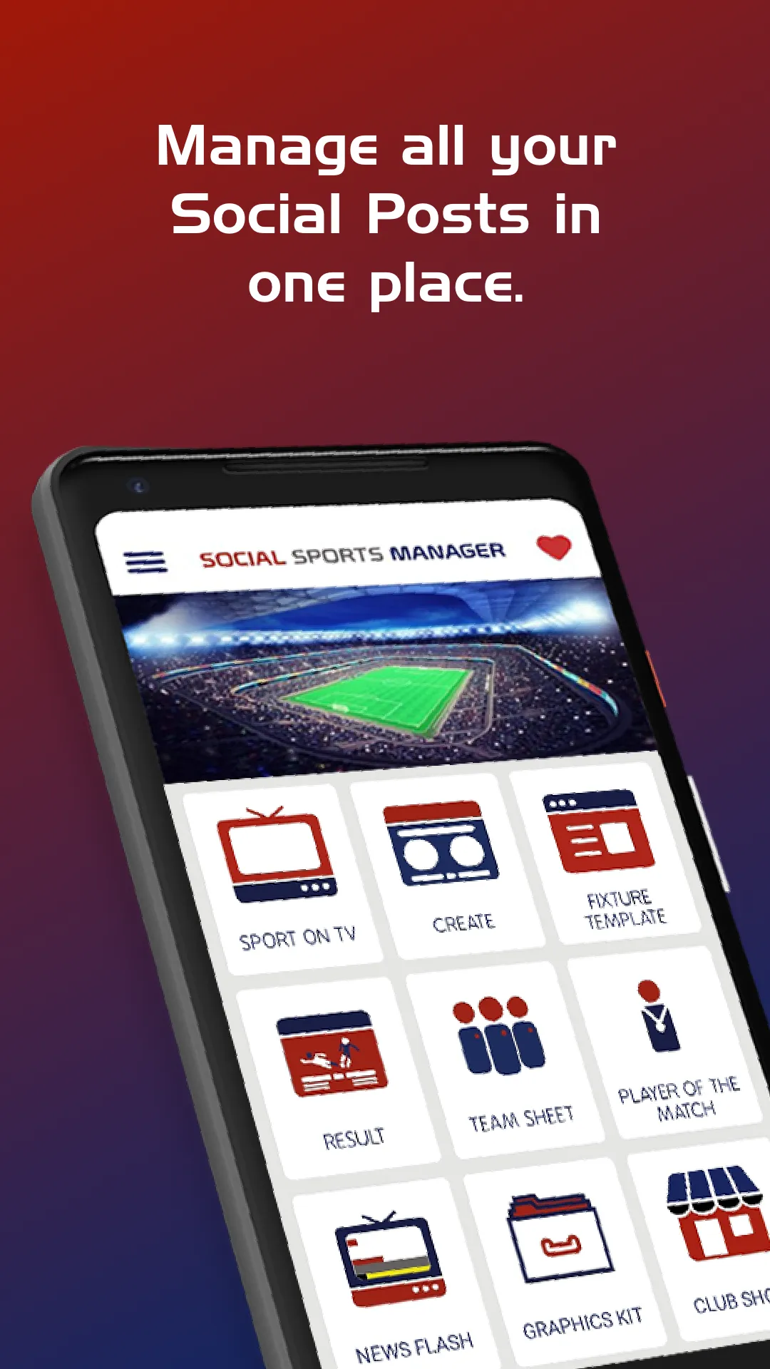 Social Sports Manager | Indus Appstore | Screenshot