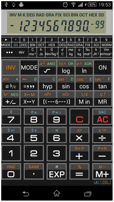 Scientific Calculator 995 | Indus Appstore | Screenshot