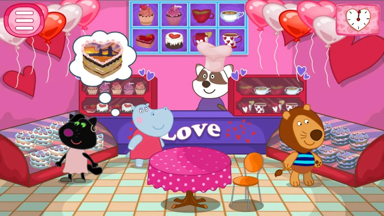 Valentine's cafe: Cooking game | Indus Appstore | Screenshot