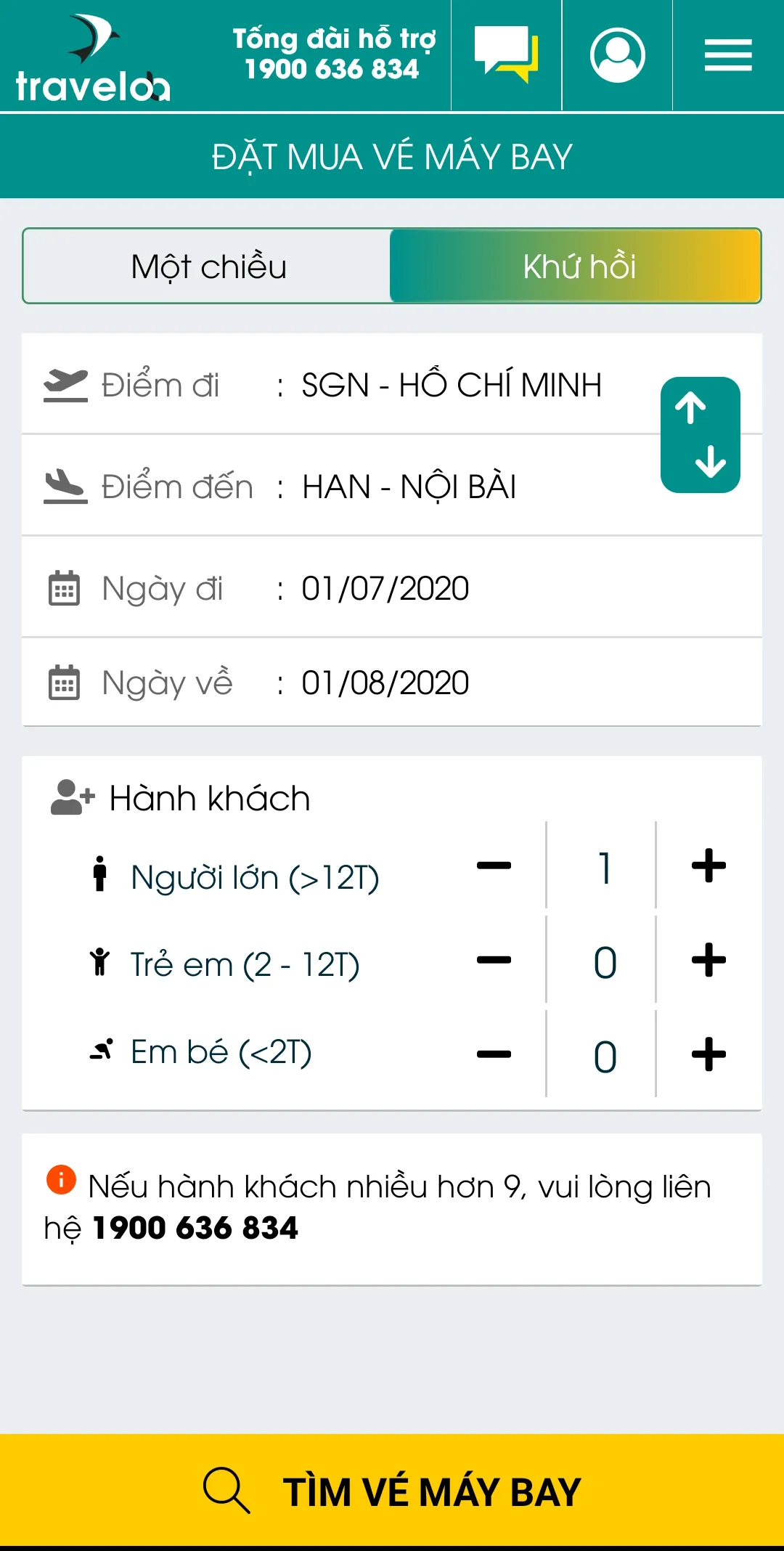 Ứng Dụng Săn Vé Máy Bay Giá Rẻ | Indus Appstore | Screenshot