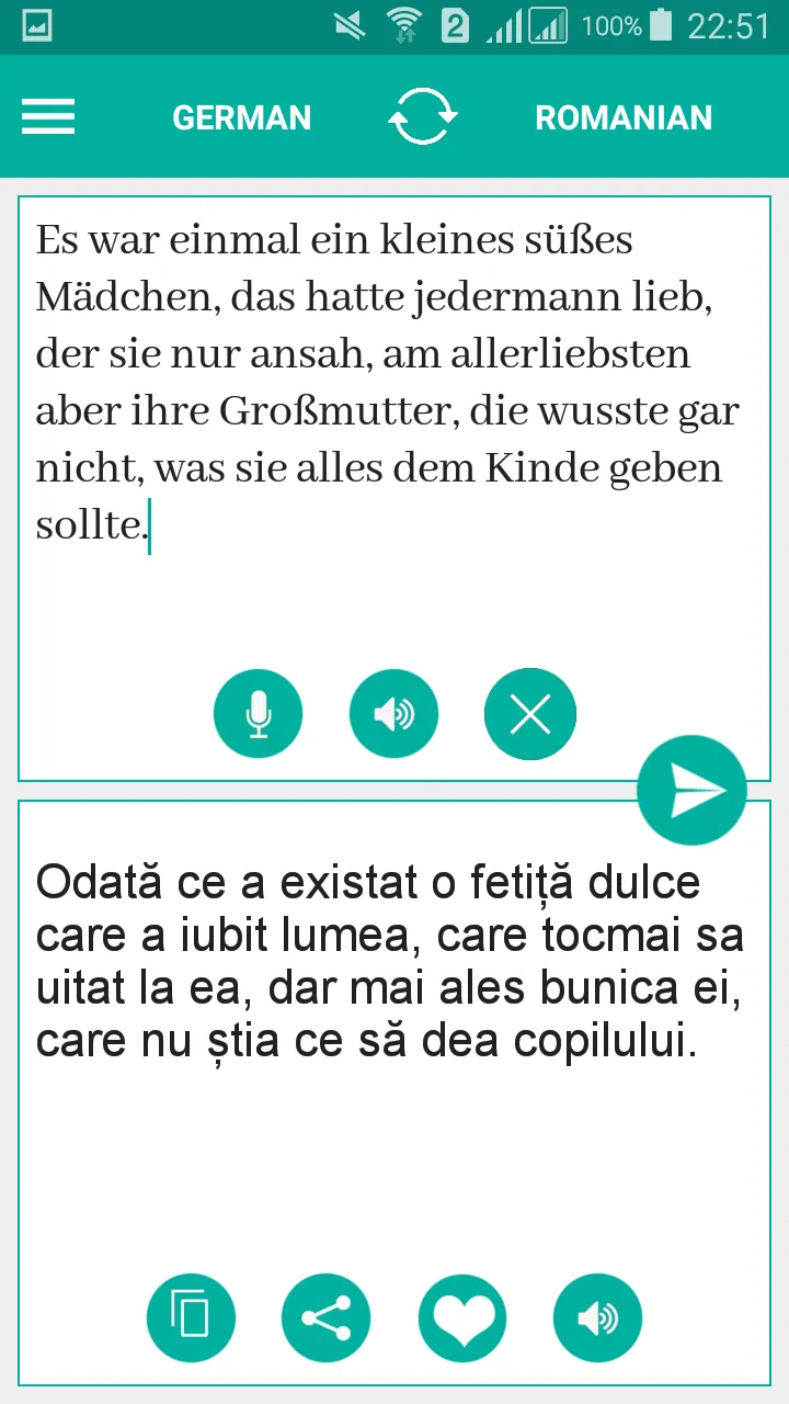 Romanian German Translator | Indus Appstore | Screenshot