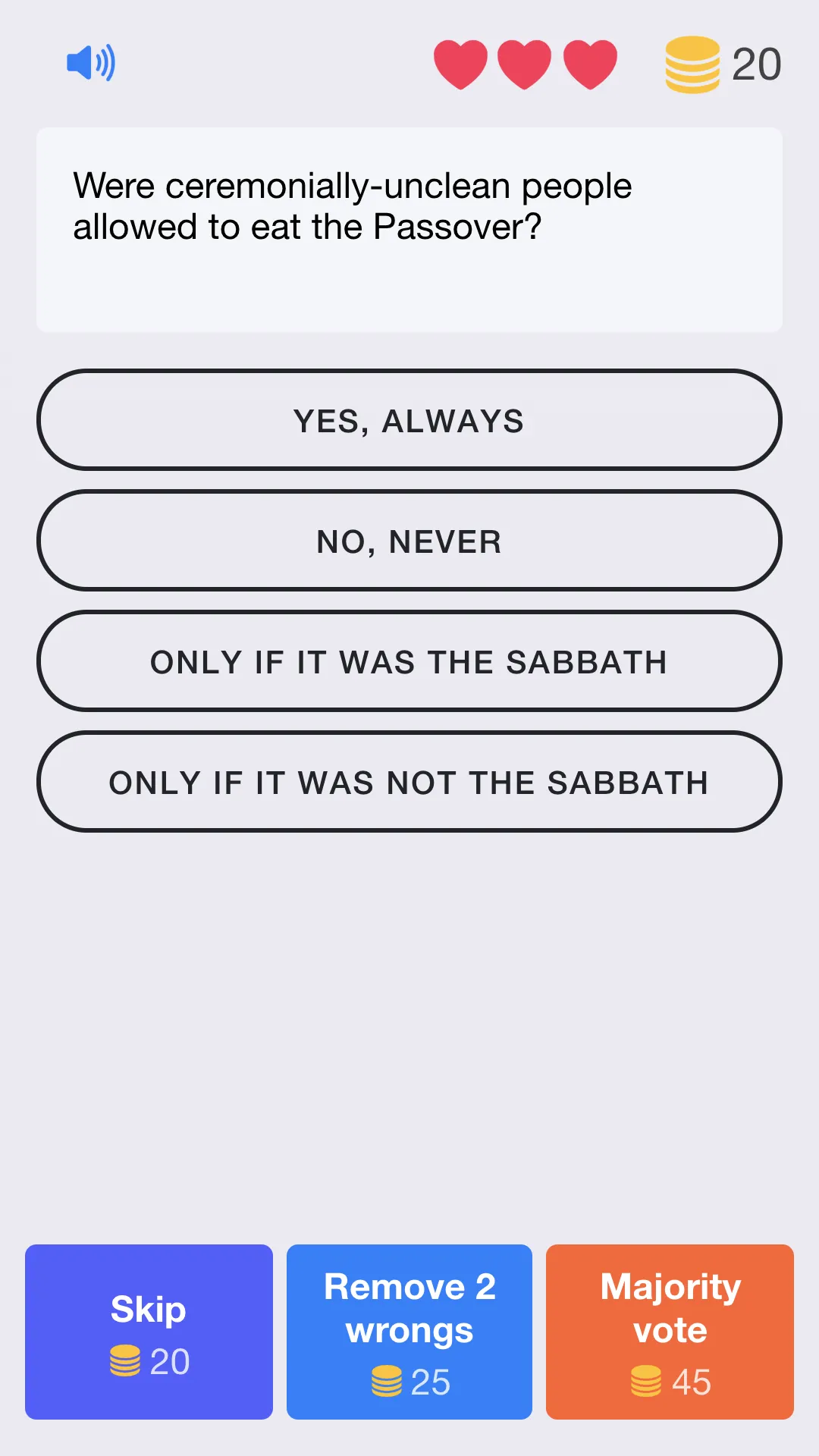 Bible Trivia Quiz | Indus Appstore | Screenshot