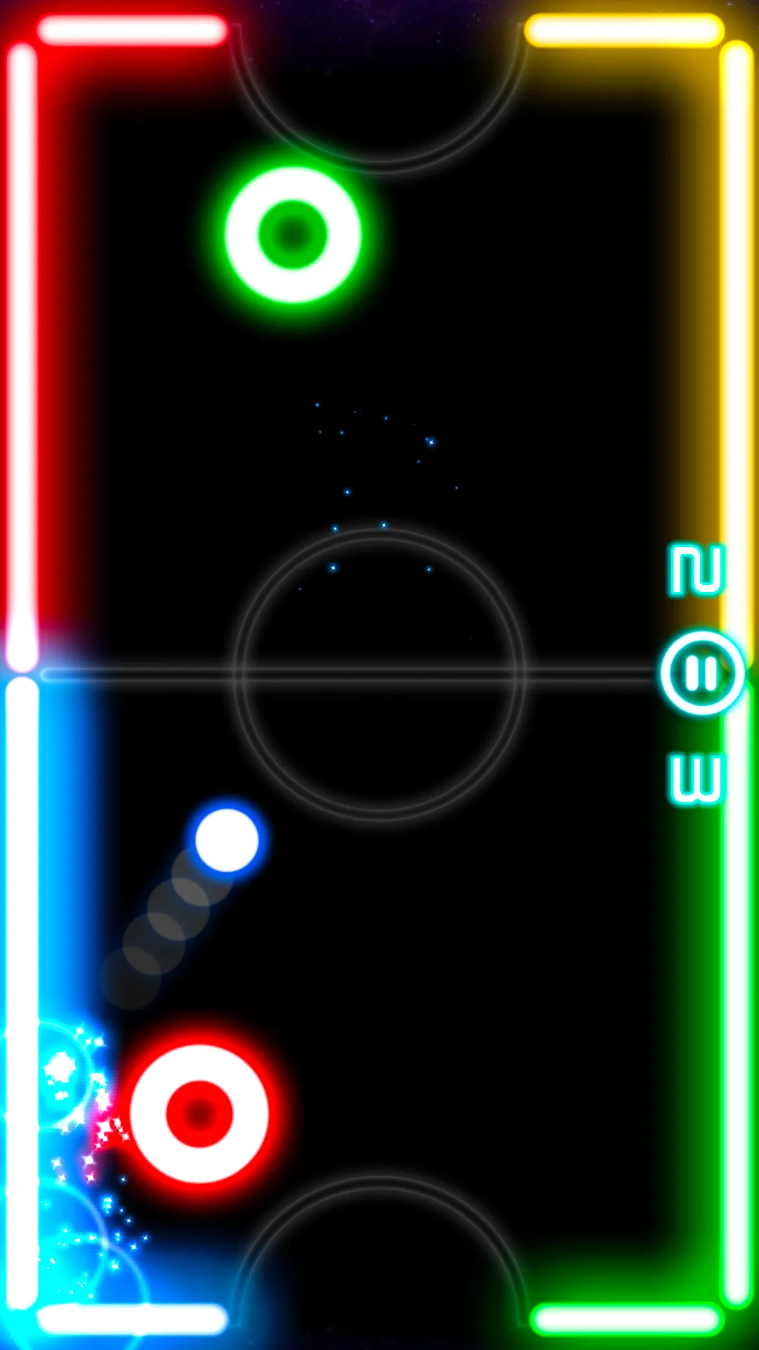 Glow Hockey | Indus Appstore | Screenshot