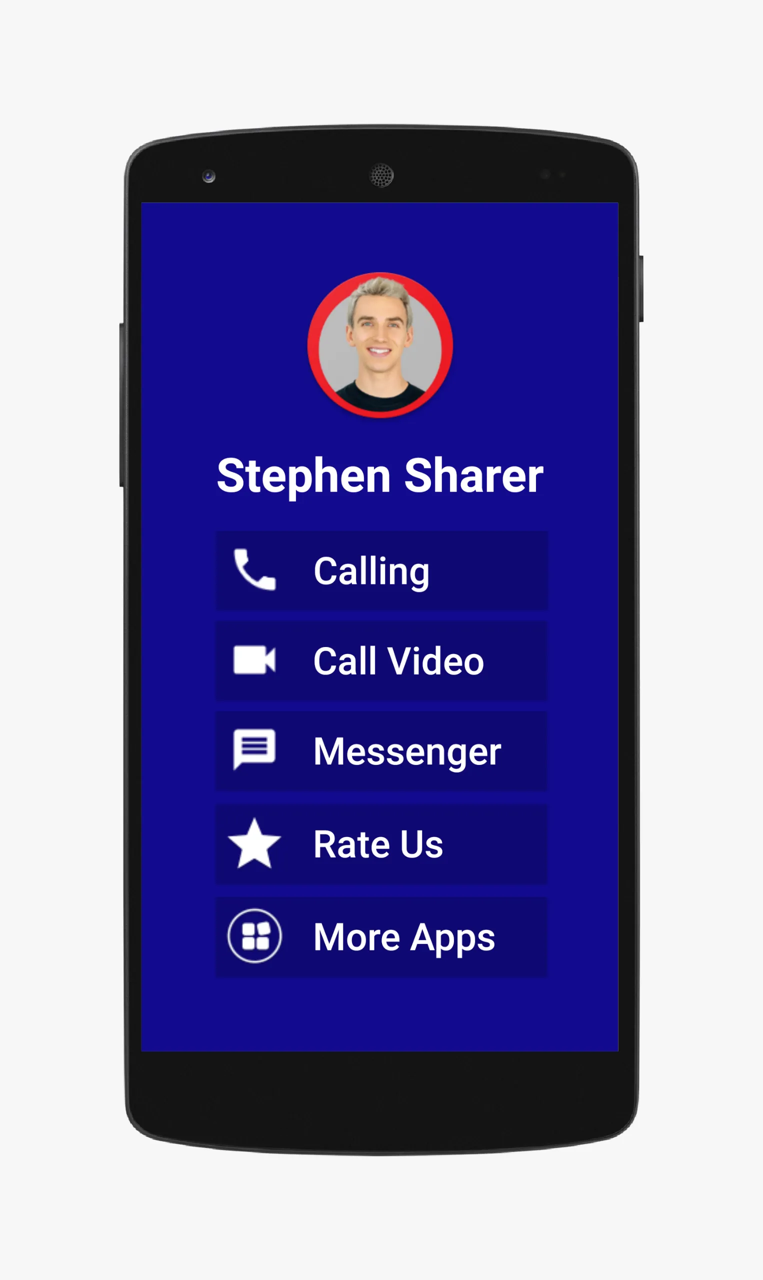 Stephen Sharer Fake Call Video | Indus Appstore | Screenshot