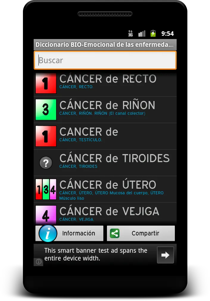 Diccionario Bio-Emocional | Indus Appstore | Screenshot