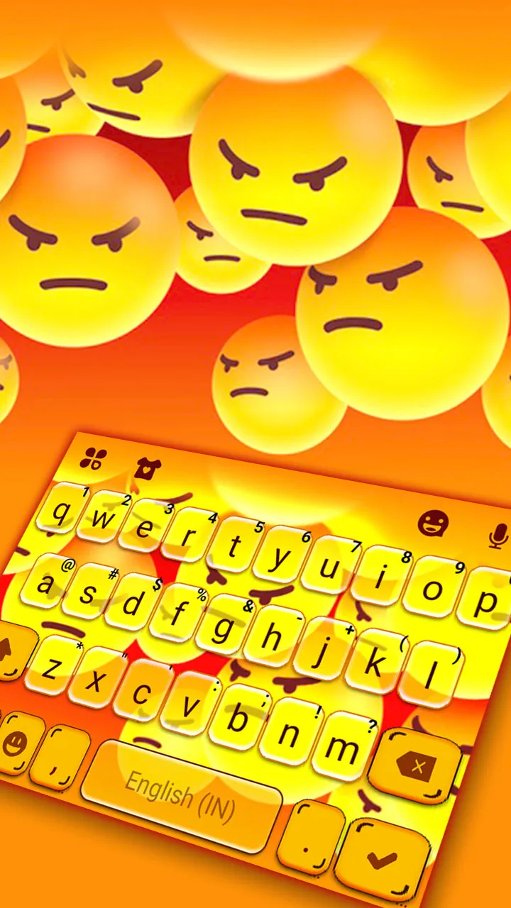 Angry Emojis Keyboard Backgrou | Indus Appstore | Screenshot