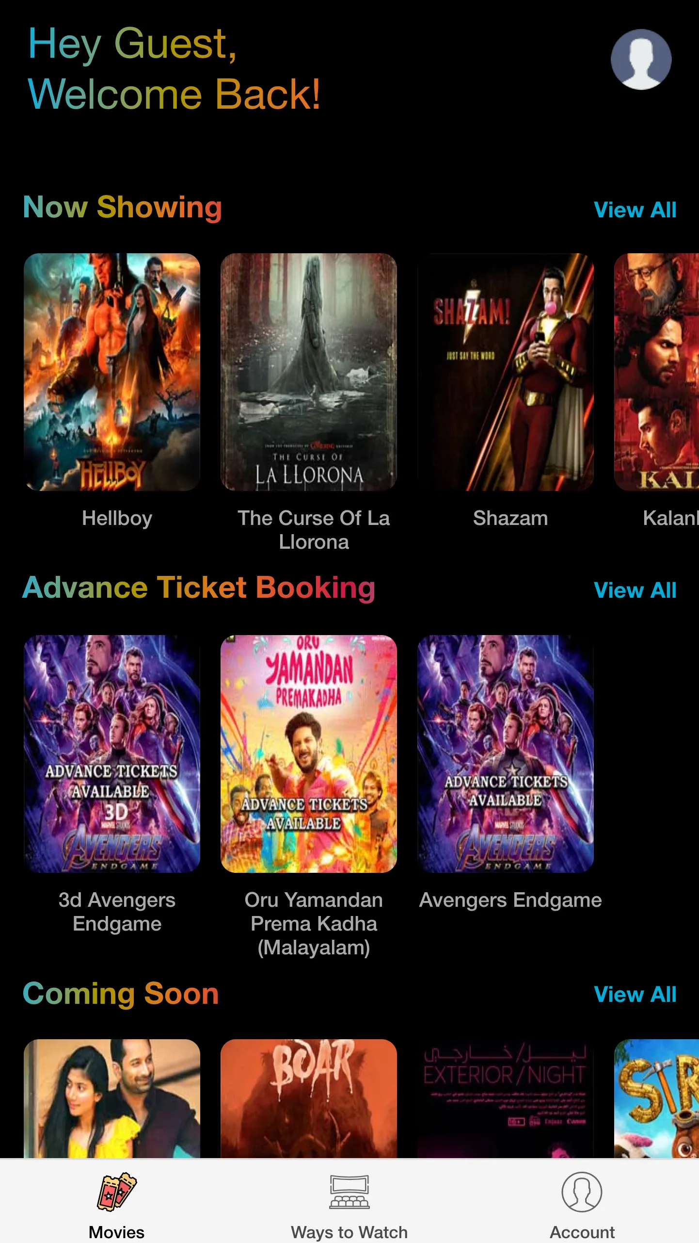 Cineroyal Cinemas | Indus Appstore | Screenshot