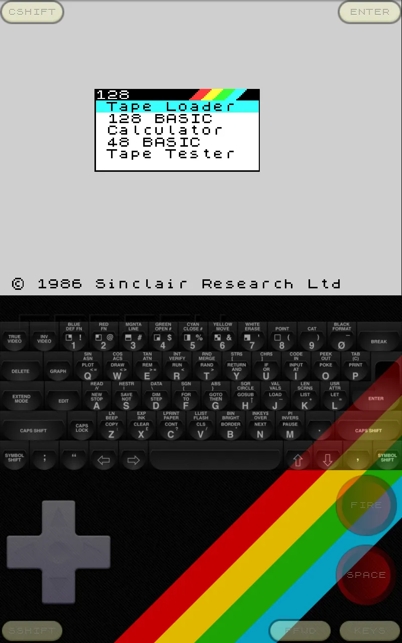 Speccy - ZX Spectrum Emulator | Indus Appstore | Screenshot