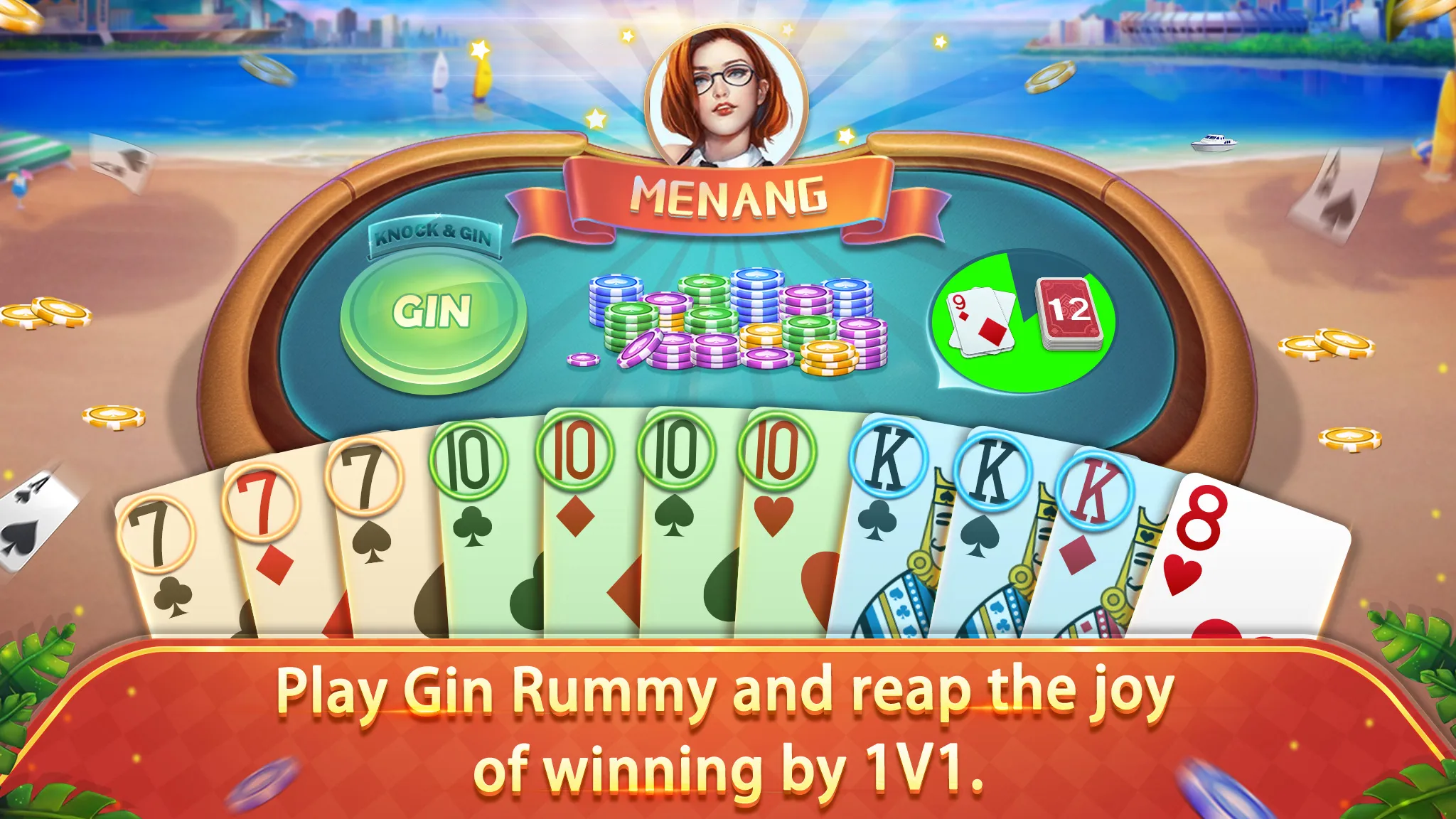 Gin Rummy - Lami mahjong Texas | Indus Appstore | Screenshot