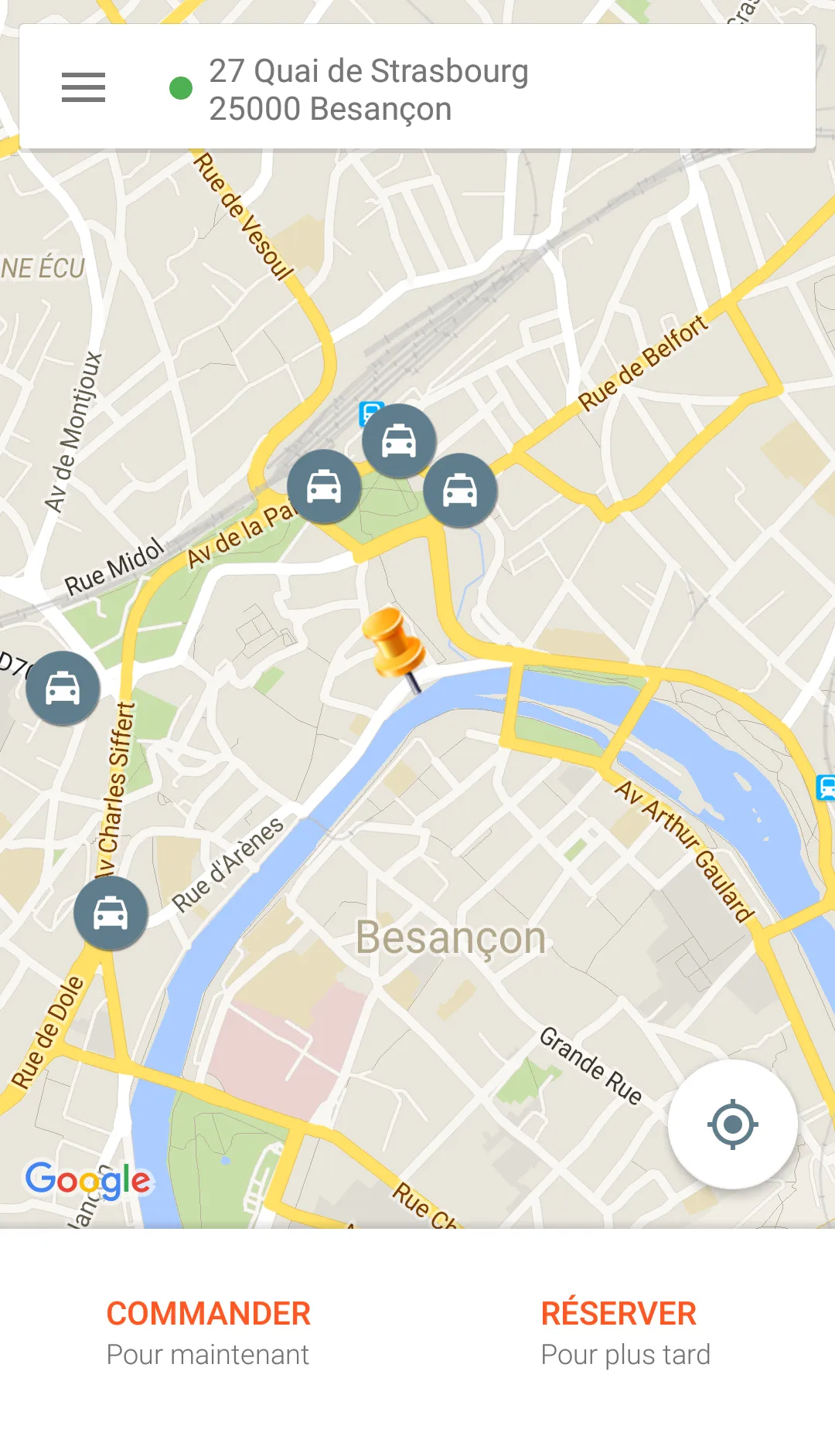 Taxi Radio Besançon | Indus Appstore | Screenshot