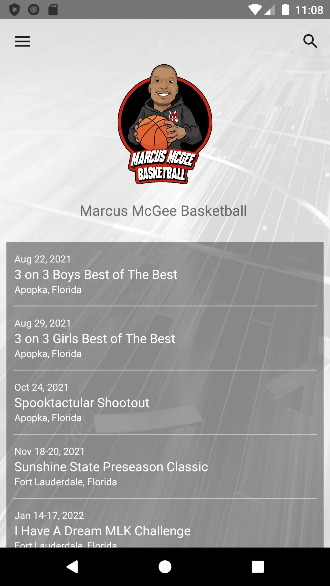 Marcus McGee Basketball | Indus Appstore | Screenshot