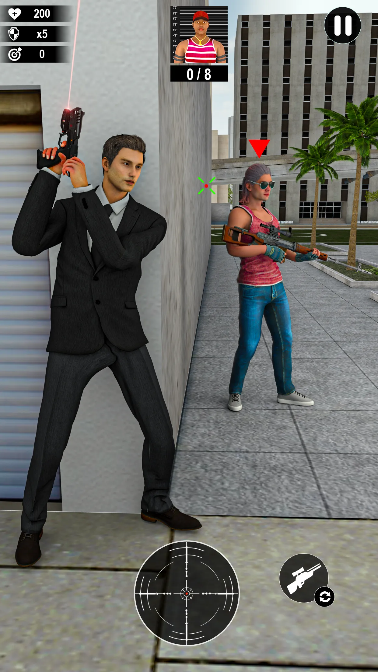 Hitman Sniper 3D Shooting Game | Indus Appstore | Screenshot