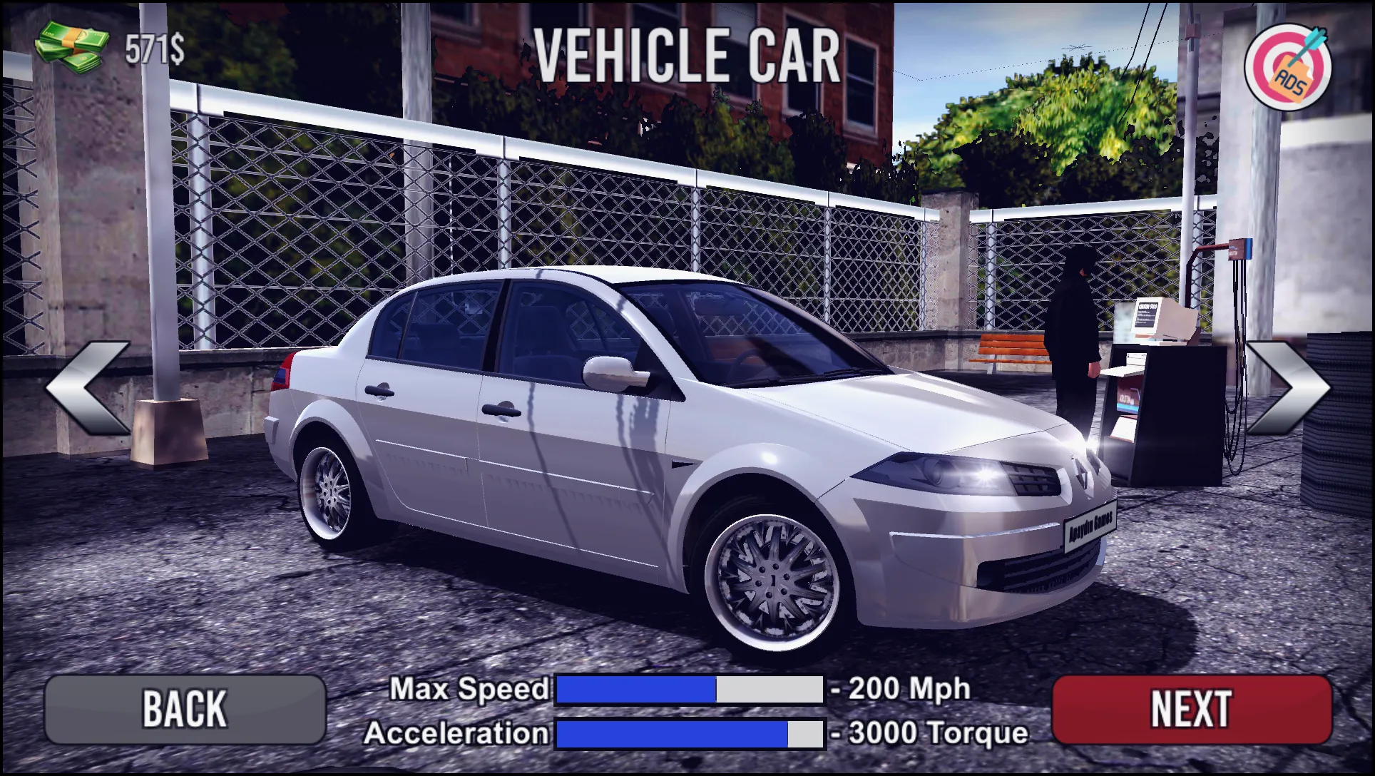 Megane Drift Simulator | Indus Appstore | Screenshot