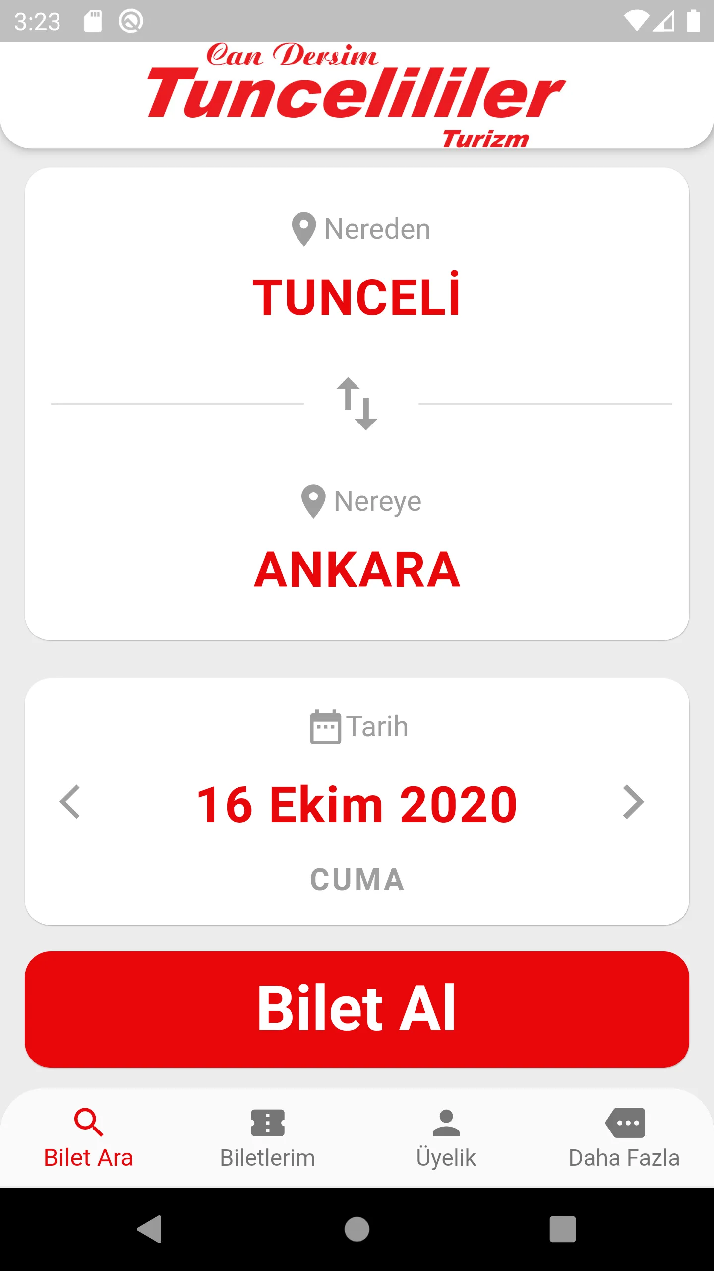 Tuncelililer Turizm | Indus Appstore | Screenshot