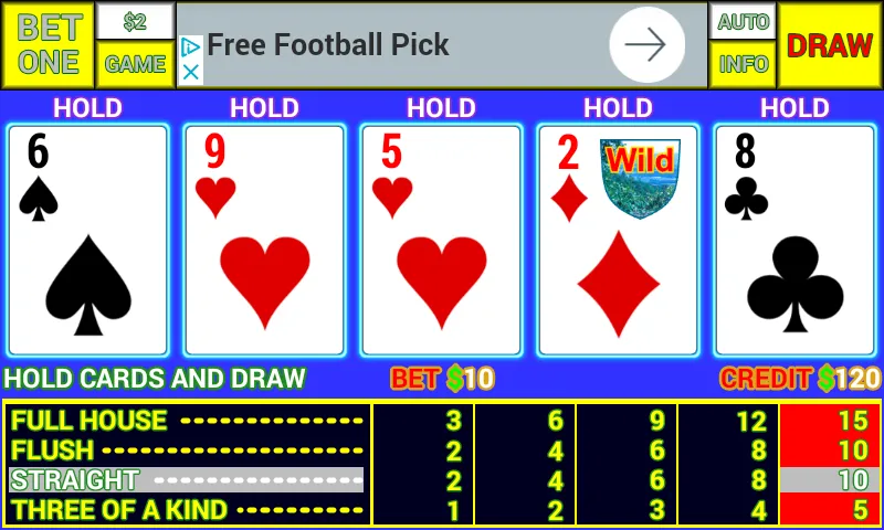 Ax Video Poker | Indus Appstore | Screenshot