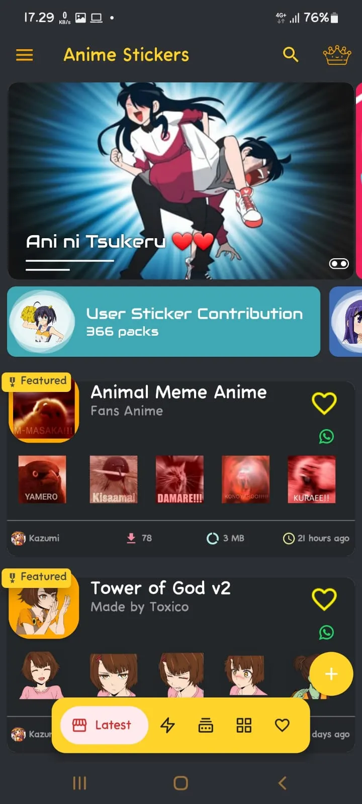 Anime Stickers For WASticker | Indus Appstore | Screenshot