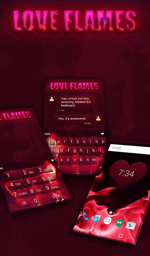 Love Flames Wallpaper | Indus Appstore | Screenshot