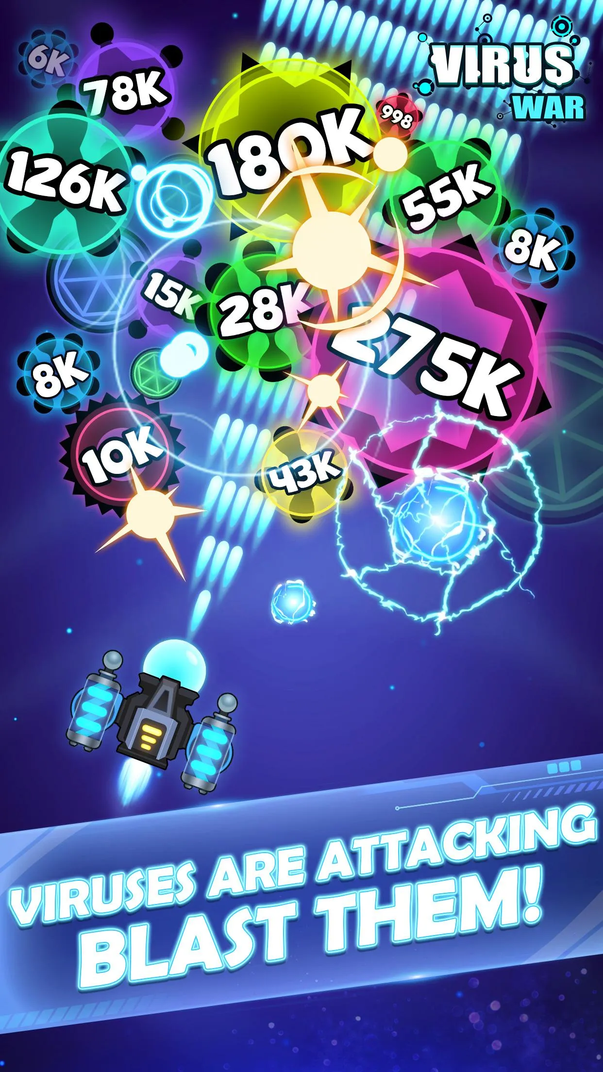 Virus War - Space Shooting | Indus Appstore | Screenshot