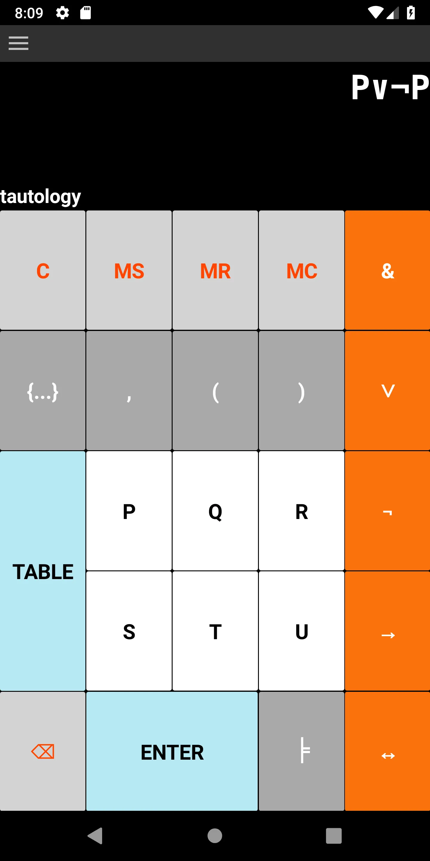 The Logic Calculator | Indus Appstore | Screenshot